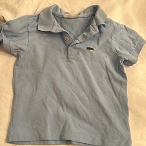 Like new boys Lacoste size 3